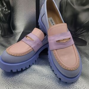 Steve Madden Pink and Purple Women's Loafers